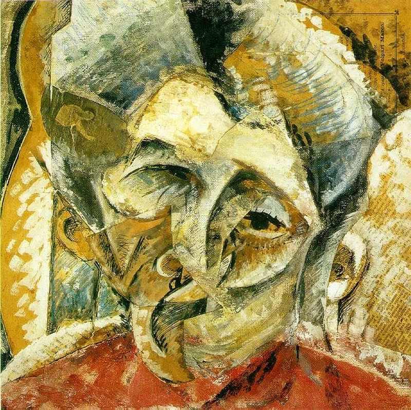 Dinamismo di testa di donna - Museo del Novecento. Milano